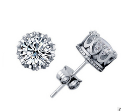 Elegant Alloy Diamond Studs