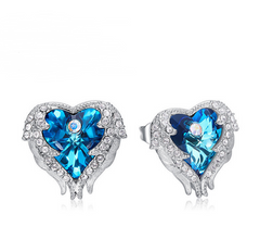 Angel Wings Crystal Earrings