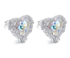 Angel Wings Crystal Earrings